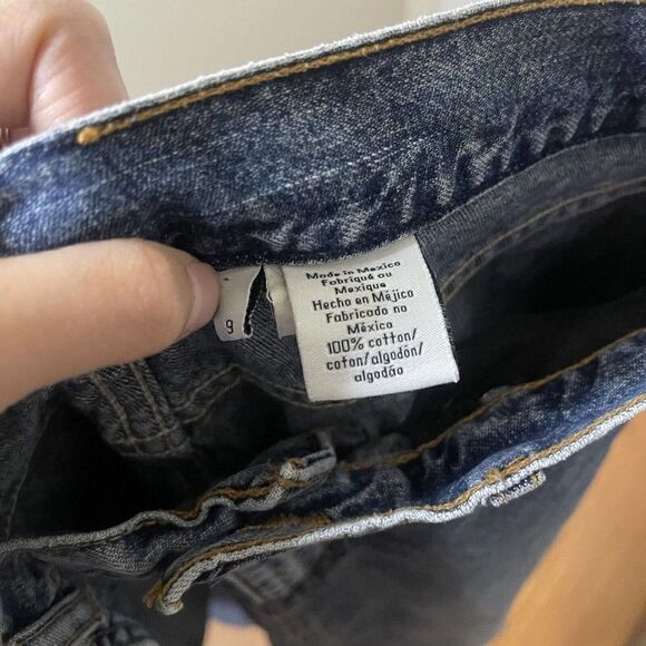 Vintage Calvin Klein Bias cut A line denim midi skirt size 30 - Picture 5 of 7